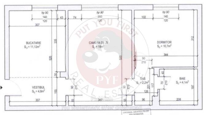 Huedin 19 | Apartament 2 camere | semidecomandat | 51mp | B9955